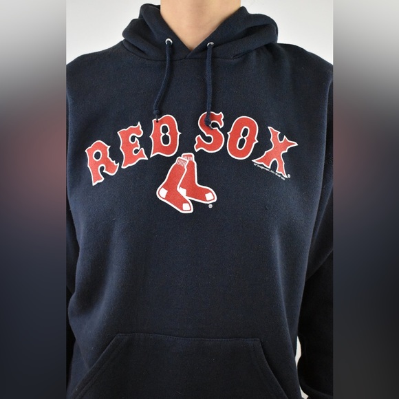 Lee vintage Red Sox printed hoodie, in navy size XL unisex - Picture 3 of 12